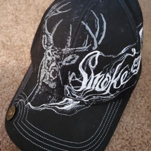 Buck wear hat (smoke um) one size fits all